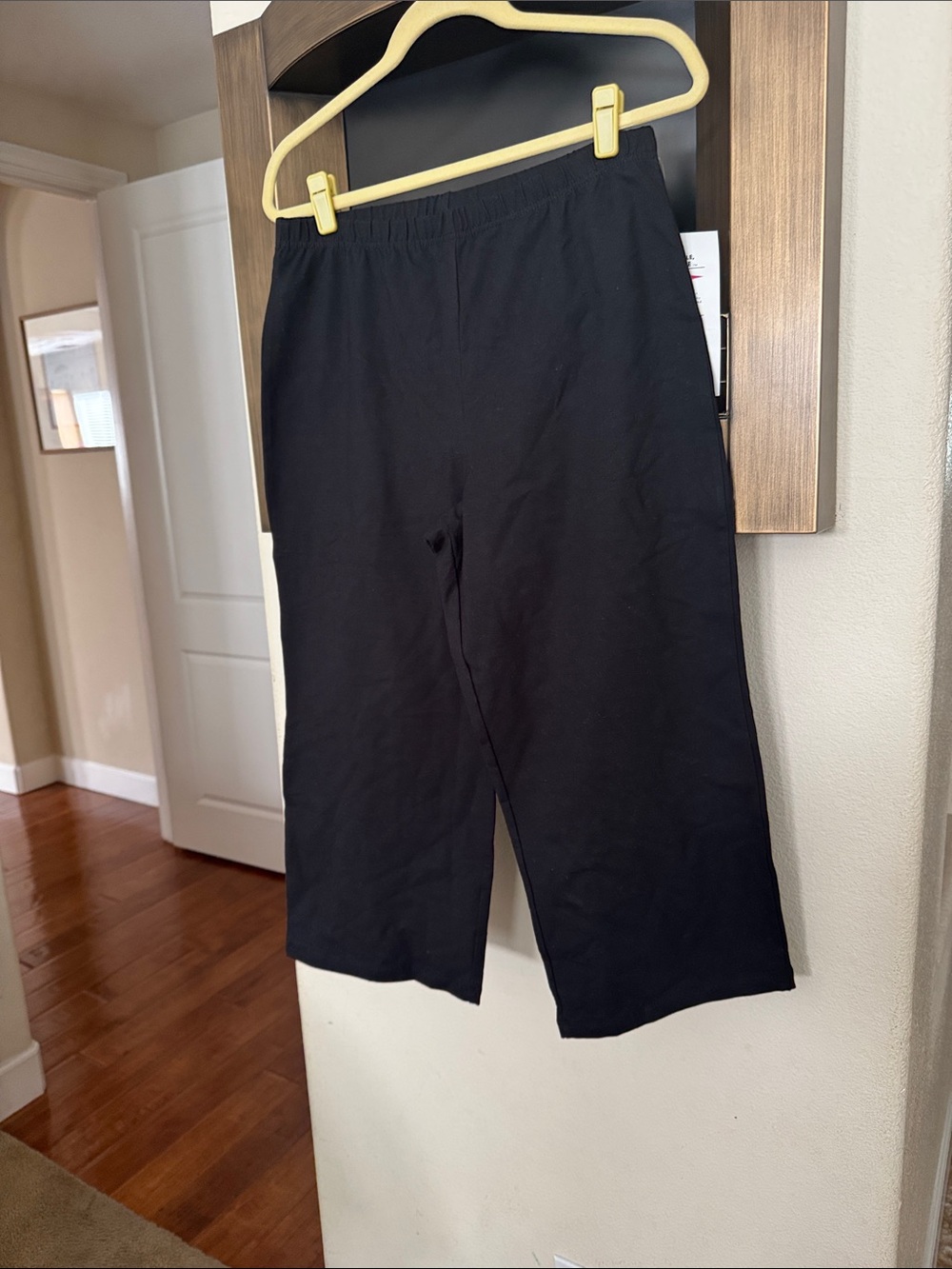 Women with Control Black Pull-On Capri Pants